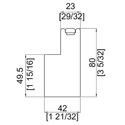 غطاء كبير على شكل حرف L W4035