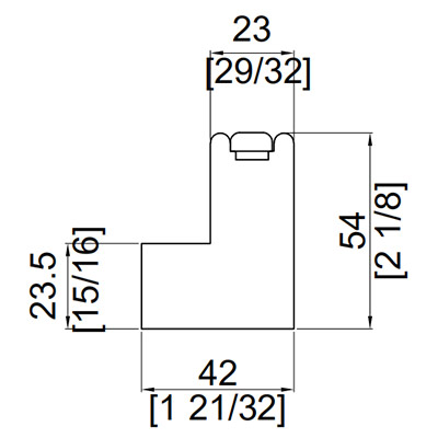 غطاء صغير على شكل حرف L W4021