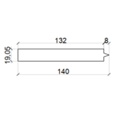 مكونات مصراع PVC للسكك الحديدية الكبيرة ذات الجانب المزدوج