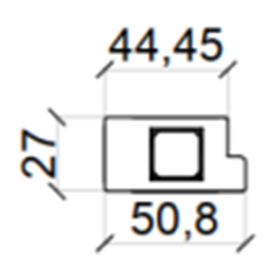 مكونات مصراع PVC ذات النمط المربوط المقوى المسطح
